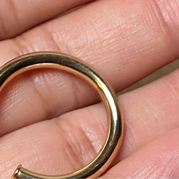 14K Yellow Gold Hoops